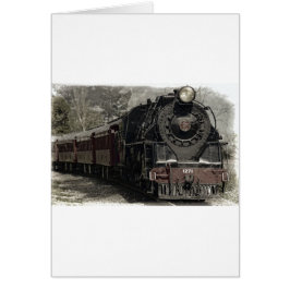 Cartão Design do comboio de alta velocidade