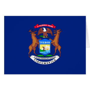 Cartão Design do Estado do Michigan