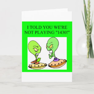 Cartão design do jogador de ponte engraçado