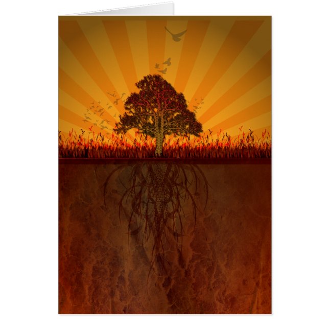 Cartão design do outono (Frente)