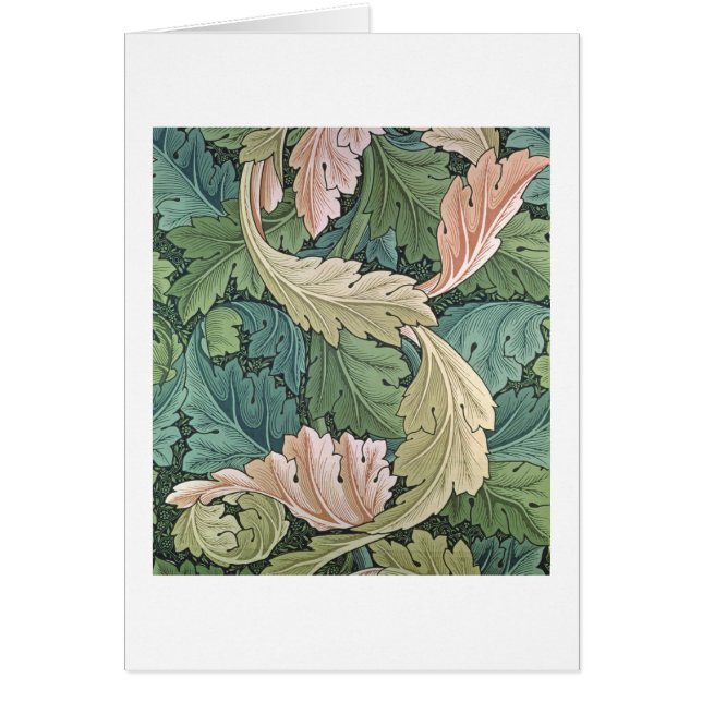 Cartão Design do papel de parede do "Acanthus", 1875 (Frente)