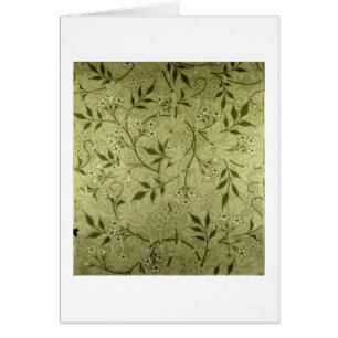 Cartão Design do papel de parede do "jasmim", 1872