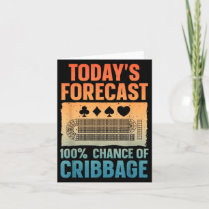 Cartão Design Engraçado de Cribbage para Homens Mulheres