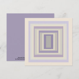 Cartão Design Geométrica Da Lavanda De Cinza De  De Giz