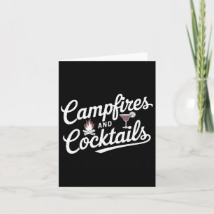 Cartão Design Gráfico De Campanha De Verão De Campfire E