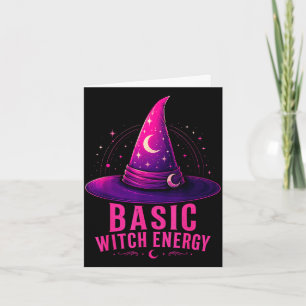 Cartão Design gráfico engraçado de Halloween com energia 
