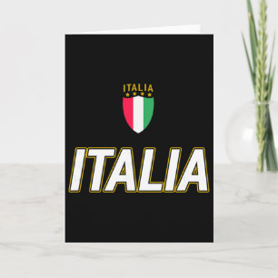 Cartão Design Itália, Estilo de Camisa de Futebol Italian