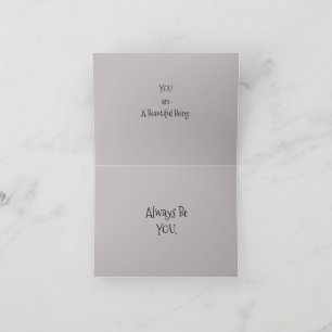 Cartão design LiLy Pond, você é um ser bonito.