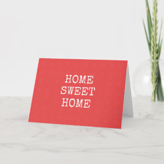 Cartão Design mínimo para casa doce