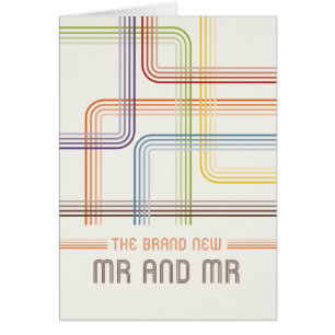 Cartão Design nao reto - Sr. e Sr.