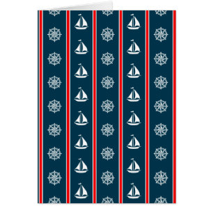 Cartão Design náutico