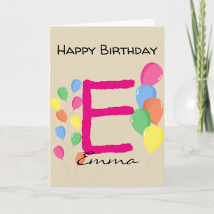 Cartão Design Personalizado Seu Próprio Aniversário Sob M