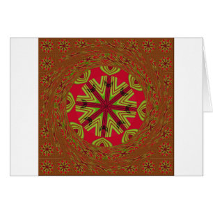 Cartão Design tradicional africano