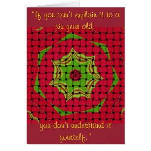 Cartão Design verde-limão-vermelho-tecido-africano