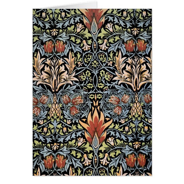 Cartão Design William Morris (Frente)