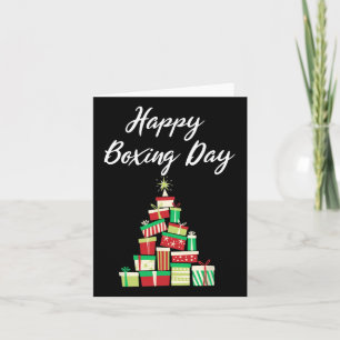Cartão Designs da nova era - Feliz dia de boxim com Natal