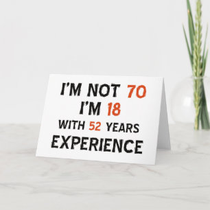 Cartão designs de 70