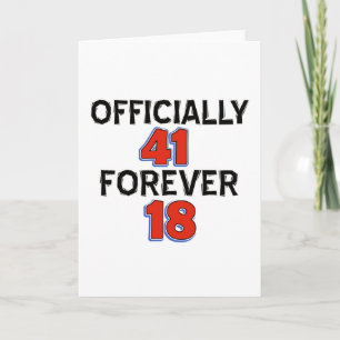 Cartão designs de aniversário de 41 ruas