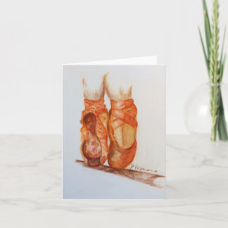 Cartão "Deslizadores vestidos "