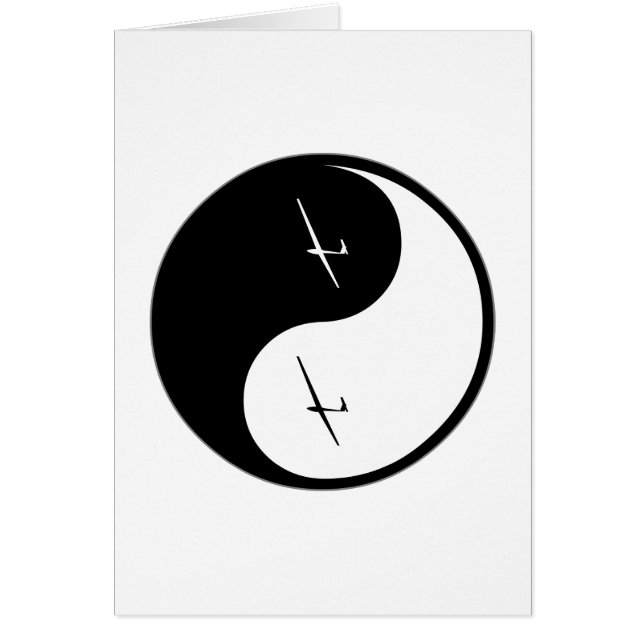 Cartão Deslizamento de Yin Yang (Frente)