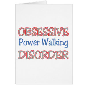 Cartão Desordem de passeio do poder obsessivo