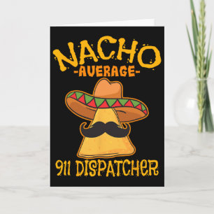 Cartão Despachante 911 médio Nacho Mensageiro Mexicano Ci