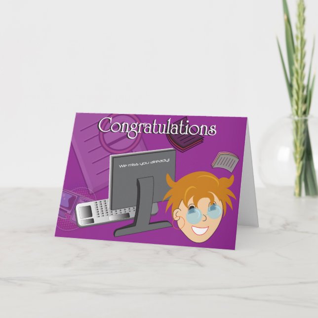 Cartão despedida de colega de trabalho 1 (Frente)