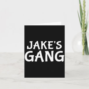 Cartão Despedida de solteiro casamento primeiro nome Jake