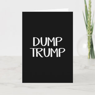 Cartão Despejar Trump 2