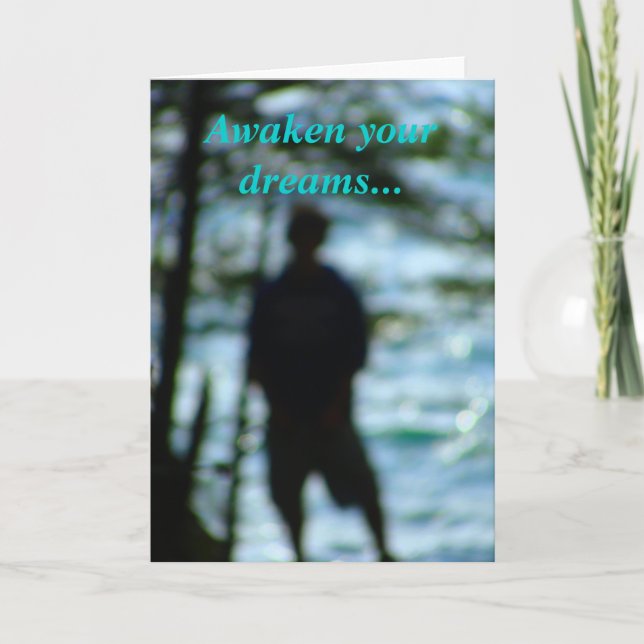 Cartão Desperte seus sonhos… (Frente)