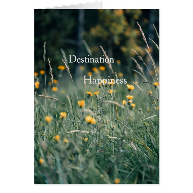 Cartão Destination Happiness Card (Frente)