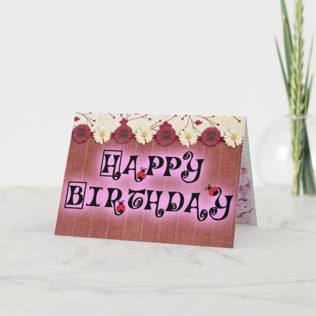 Cartão Destino Personalizado Do Escritório De Besouros De (Frente)