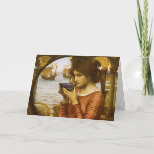 Cartão Destino por John William Waterhouse (Frente)