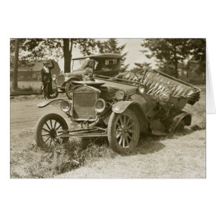 Cartão Destruição do carro