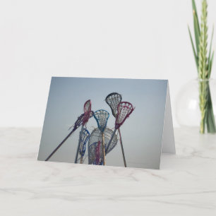 Cartão Details of Lacrosse game