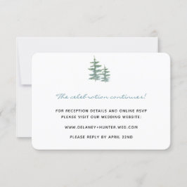 Cartão Detalhado do Tema do Lago Watercolor Mounta