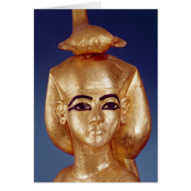 Cartão Detalhe da deusa Selket (Frente)