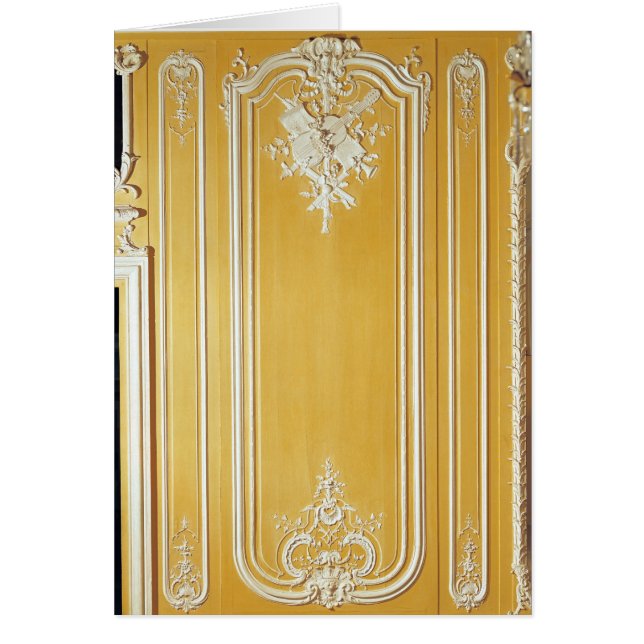 Cartão Detalhe de um painel da sala amarela (Frente)