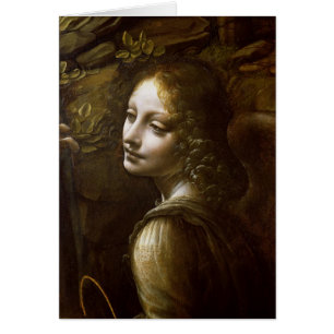 Cartão Detalhe do anjo, do Virgin do