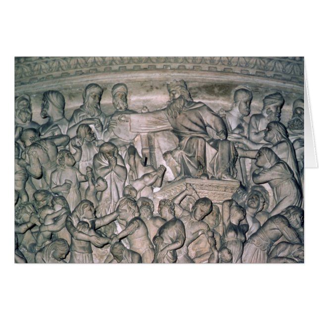 Cartão Detalhe do púlpito, 1302-10 (Frente Horizontal)
