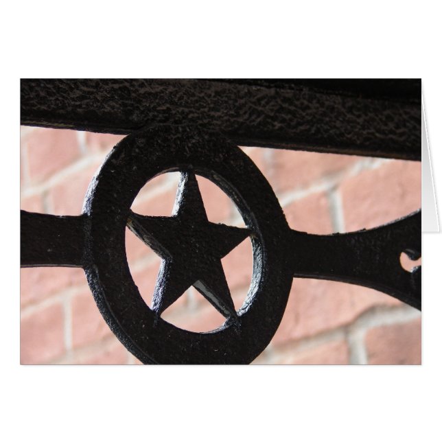 Cartão Detalhes da Estrela Todas as Ocasiões (Frente Horizontal)