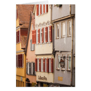 Cartão Detalhes do edifício Cidade Antigo