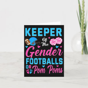 Cartão Detentor De Futebol De Gênero Ou Pom Poms Revoluçã