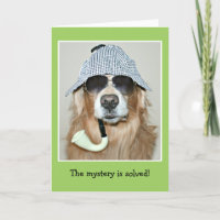 Detetive Detetive Dog Birthday, Ouro engraçado