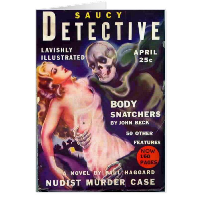 Cartão Detetive picante (Frente)