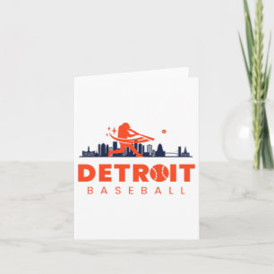 Cartão Detroit Bysebyll Vintage Retro Minimalista Bysebyl