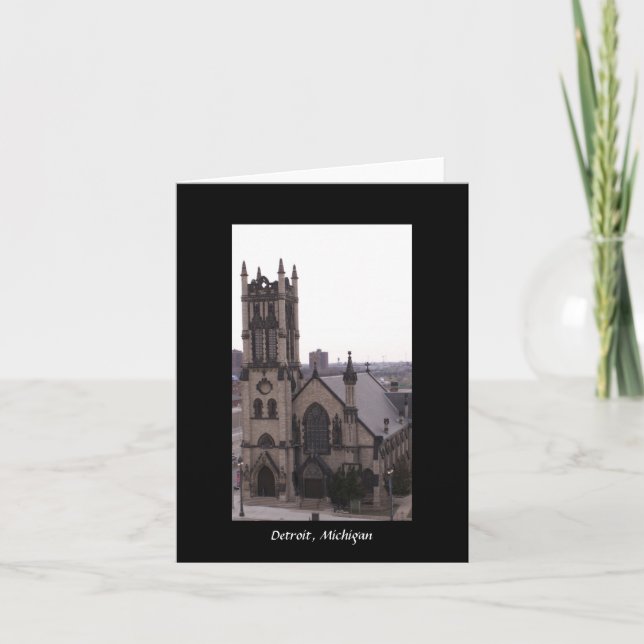 Cartão Detroit, Michigan (Frente)
