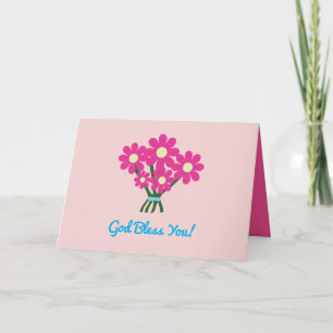 Cartão Deus abençoe