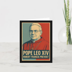 Cartão Deus abençoe Leo Xiv 1