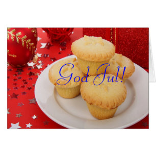 Cartão Deus do Natal Jul jul og deus nytt år III